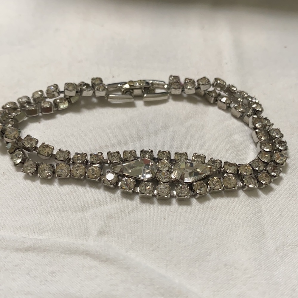 Vintage 1936 rhinestone bracelet